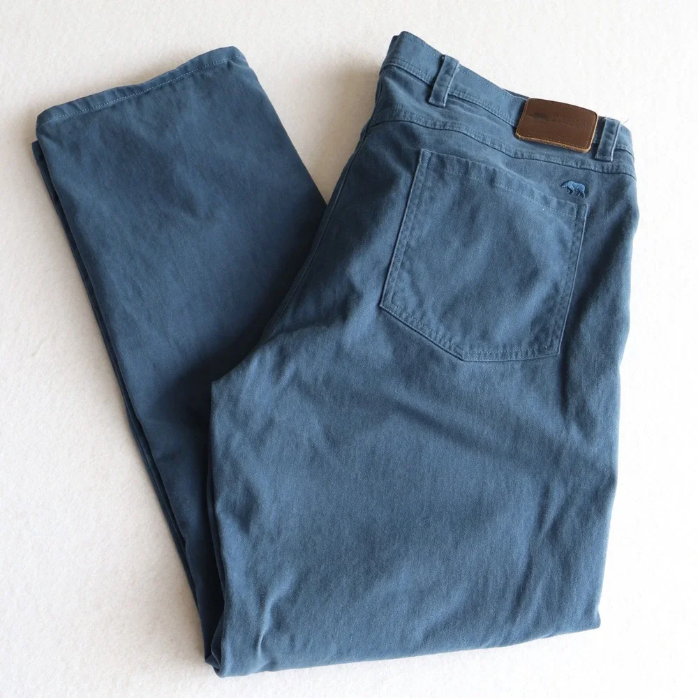 Onward Reserve Pants Mens 36x30 Classic 5-Pocket Jeans Casual Stretch Flex Blue